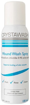 Crystawash Wound Wash Spray 100mL