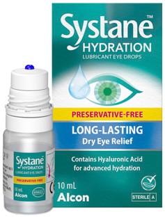 Systane Hydration Preservative Free Lubricant Eye Drops 10mL