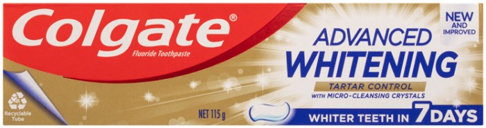 Colgate Advanced Whitening Tartar Control Toothpaste 115g