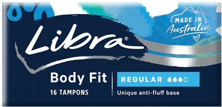 Libra Body Fit Regular Tampons 16 Pack