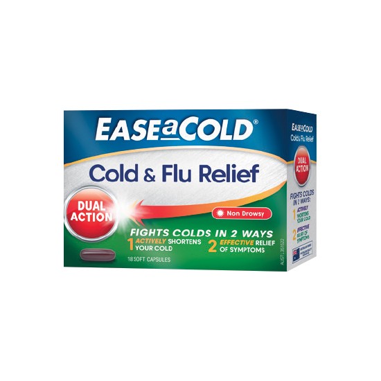 Ease a Cold & Flu Relief Day Pk 18#