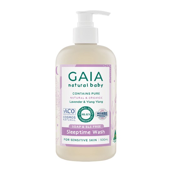 GAIA Natural Baby Sleeptime Wash 500ml