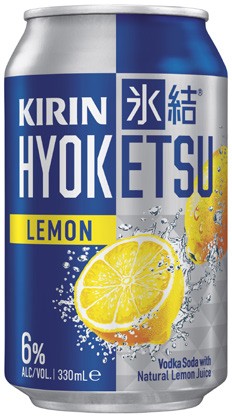 Kirin Hyoketsu Lemon Cans 4x330mL