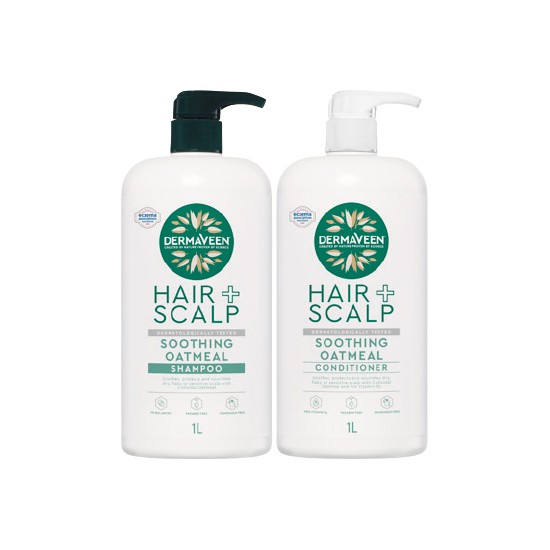 Dermaveen Soothing Oatmeal Shampoo or Conditioner 1 Litre