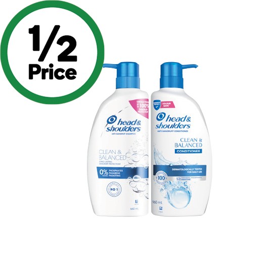 Head & Shoulders Shampoo or Conditioner 660ml