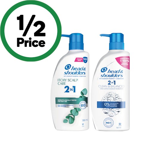 Head & Shoulders 2 in 1 Shampoo & Conditioner 750ml