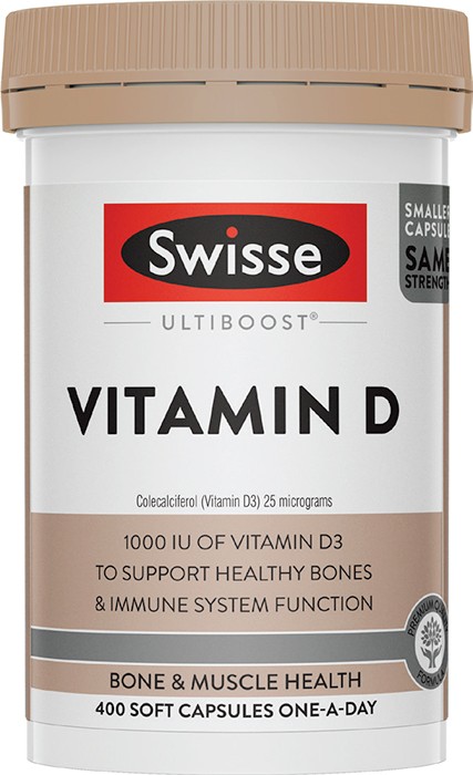 Swisse Ultiboost Vitamin D 400 Capsules*