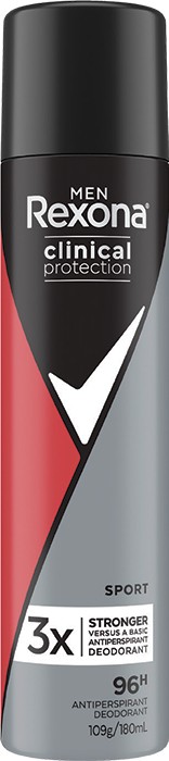 Rexona Clinical Protection Antiperspirant Deodorant 180mL - Sport