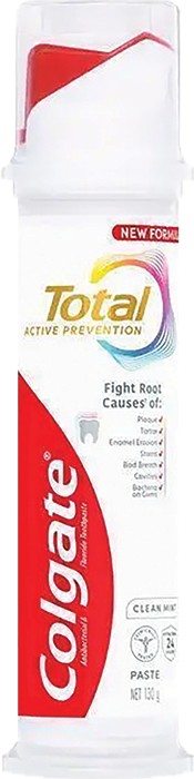 Colgate Total Active Prevention Toothpaste Pump 130g