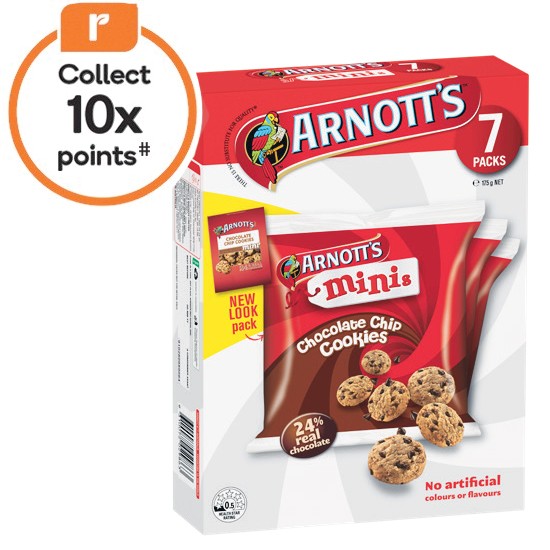 Arnott’s Mini Biscuits Multipack 175-200g Pk 7-8