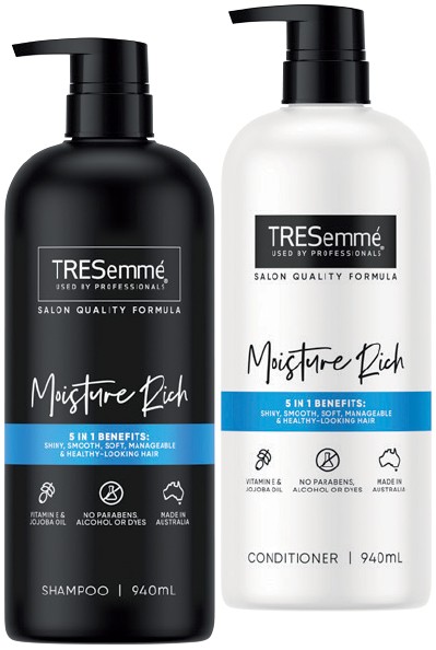 TRESemmé Shampoo or Conditioner 940mL Selected Varieties