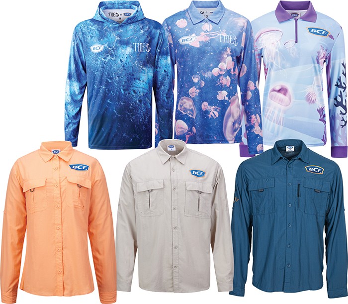 Adults & Kids BCF Fishing Shirts