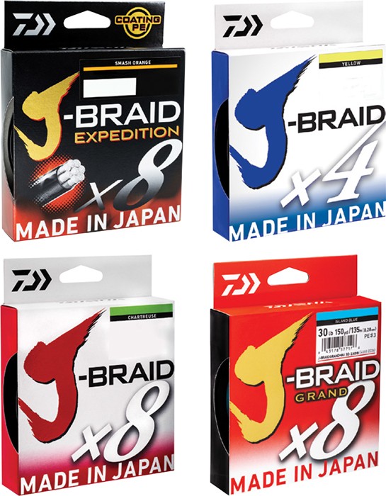 Daiwa J-Braid Range