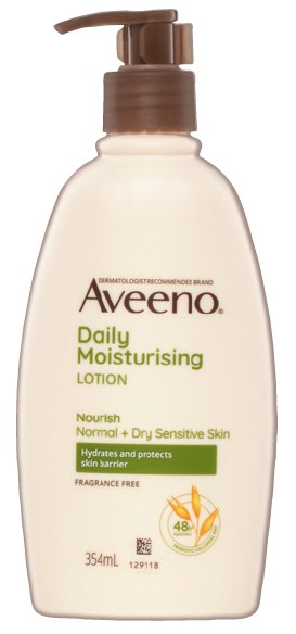 Aveeno Fragrance Free or Stress Relief Moisturising Lotion 354mL