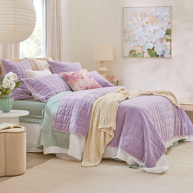 Georgette Velvet Coverlet Set by M.U.S.E.