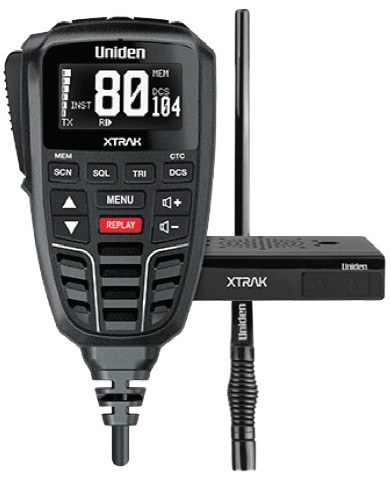 Uniden XTRAK80 Adventure Pack UHF CB Radio & Antenna