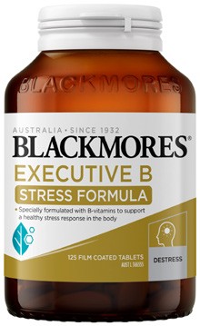 Blackmores Executive B Stress Formula Tablets 125 Pack^
