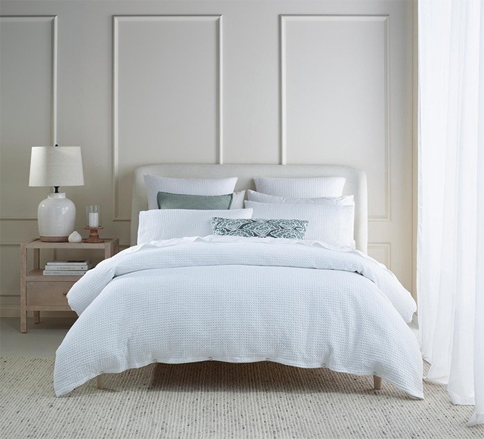 Classic Cotton Waffle Quilt Cover Set^