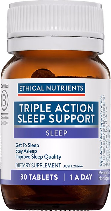Ethical Nutrients Triple Action Sleep Support 30 Tablets