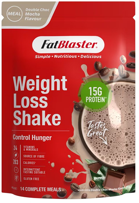 Naturopathica FatBlaster Weight Loss Shake Double Choc Mocha 465g