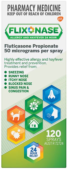 Flixonase Allergy & Hayfever 24 Hour Nasal Spray 120 Doses