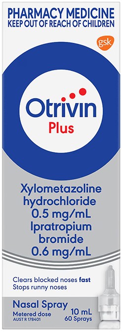 Otrivin Plus Adult Nasal Spray 10ml