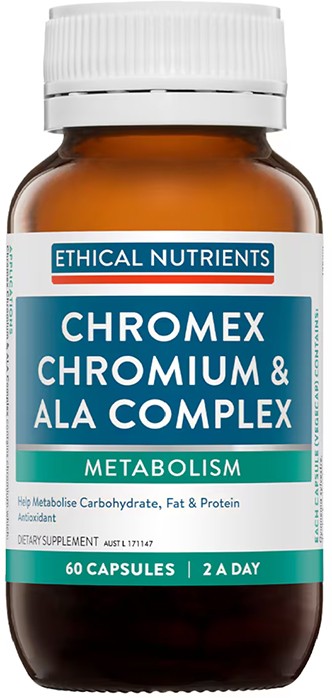 Ethical Nutrients Chromex Chromium & ALA Complex 60 Capsules