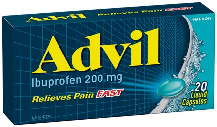 Advil Ibuprofen 200mg Liquid Capsules 20 Pack***