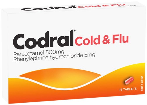 Codral Cold & Flu Decongestant Tablets 16 Pack*