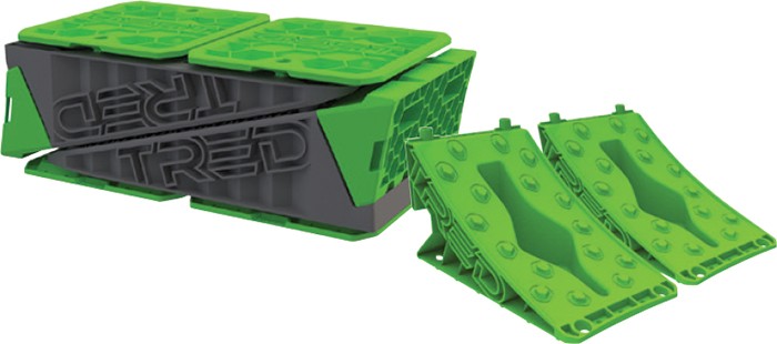 Treds Caravan Leveller Pack with Wheel Chock^