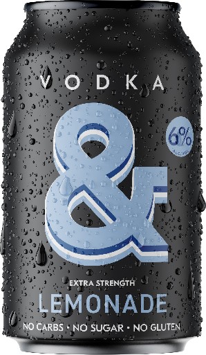 NEW Ampersand Vodka & Lemonade Cans 330mL