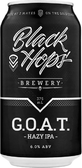 Black Hops GOAT Hazy IPA Cans 375mL