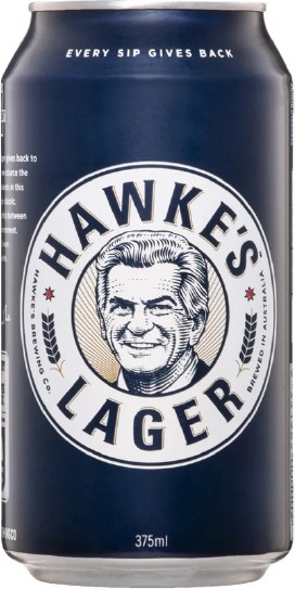 Hawke's Brewing Co. Lager Cans 375mL