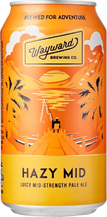 Wayward Brewing Co. Hazy Mid Strength Pale Ale Cans 375mL