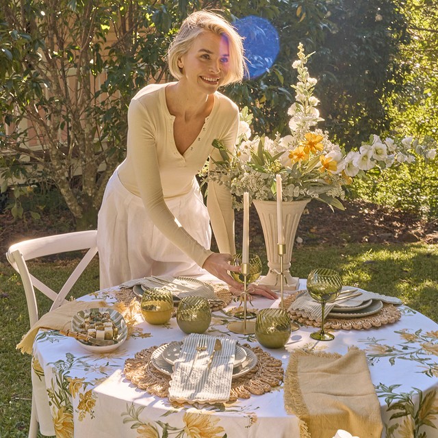 Wild Orchid Table Cloth by Habitat