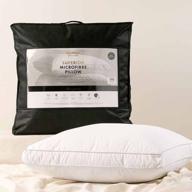 Hotel & Home Superior Microfibre European Pillow by Hilton