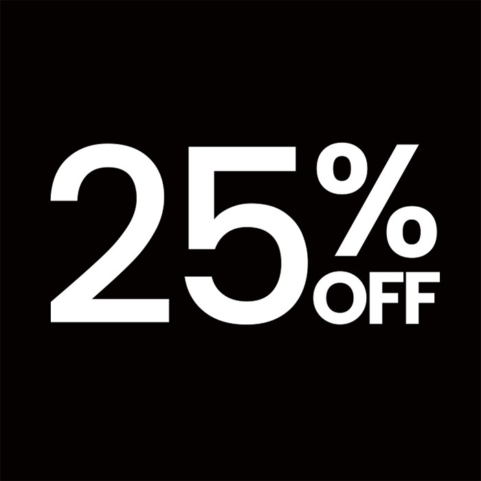 25% off Original Price of a Range of Men's T-Shirts*
