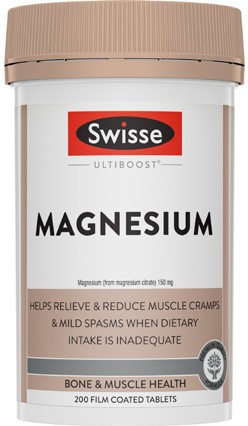 Swisse Ultiboost Magnesium Tablets 200 Pack^