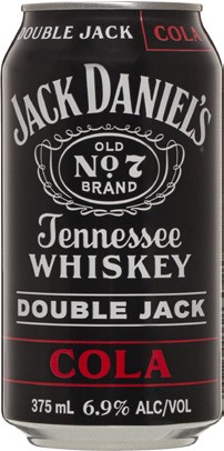Jack Daniels Double Jack and Cola Cans 4x375mL