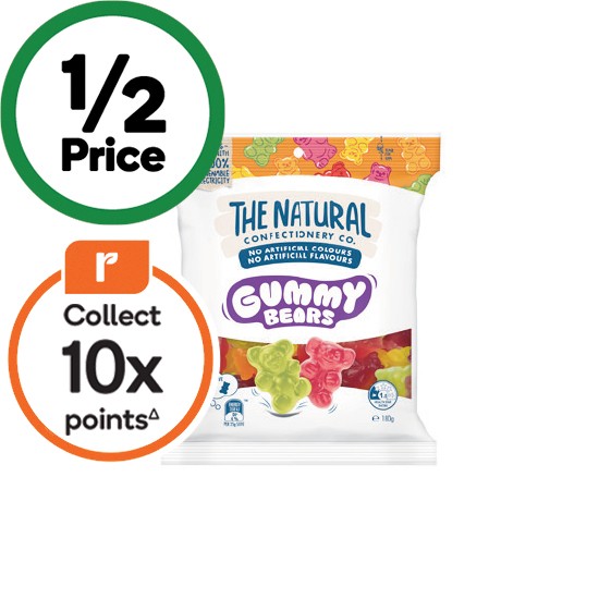 The Natural Confectionery Co. Medium Bags 130-230g, Sour Patch Kids 190g or Pascall Sugar Bags 160-300g