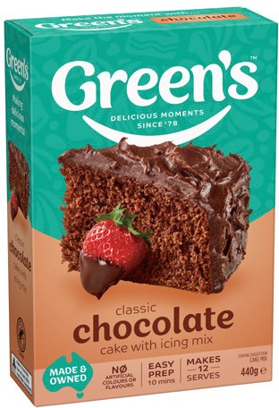 Green’s Cake or Brownie Mix 380-470g Selected Varieties