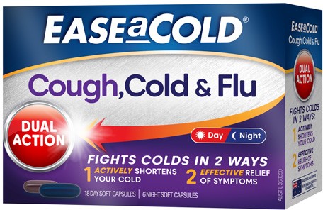 Ease A Cold Cough, Cold & Flu Capsules 24 Pack^