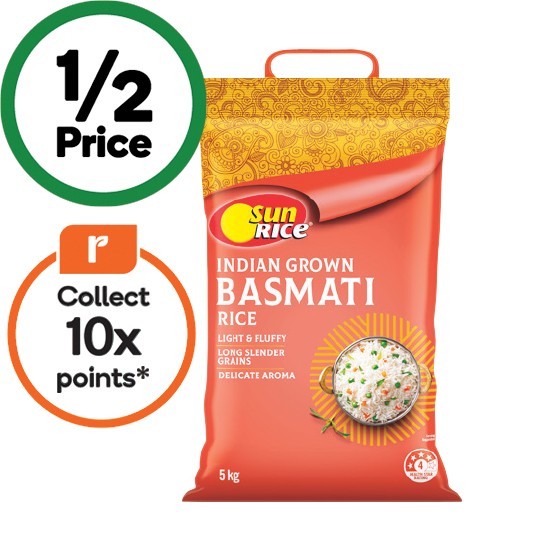 SunRice Basmati Rice 5 kg
