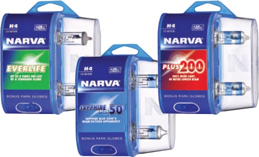 Selected Narva Performance Headlight Globes^
