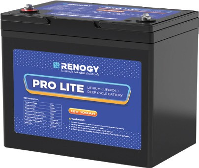 Renogy 100AH Lithium Deep Cycle Battery