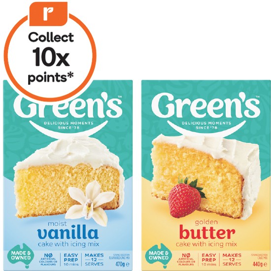 Green’s Traditional Baking Mixes 340-470g