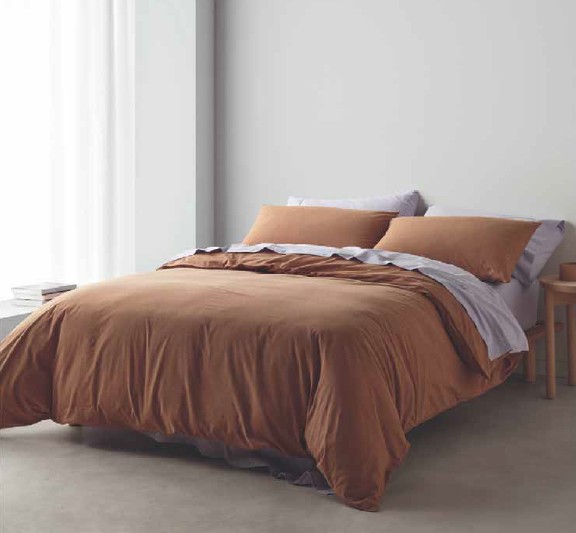 Vue Stonewashed Cotton Quilt Cover Set^