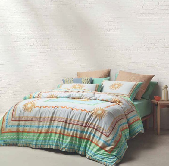 Vue Sol Cotton Sateen Quilt Cover Set^