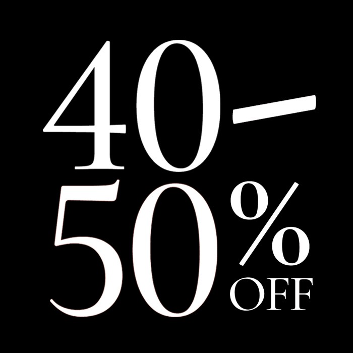 40-50% off Selected Dinnerware, Glassware, Cutlery and More*