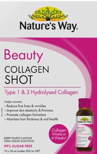 Nature's Way Beauty Collagen Shot 50mL x 10 Pack